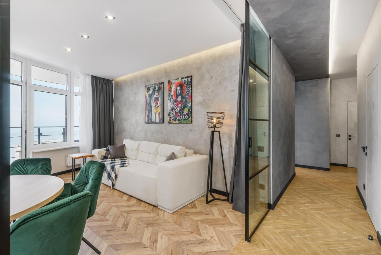 Pearl 45 Fantastic Design Sea View Apartment Odesa Exterior foto